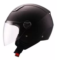 Casco Moto Faseed 700 Negro Opaco Abierto Jet Norma Europea