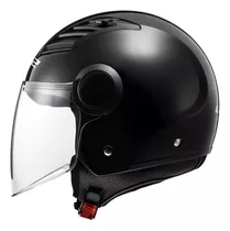 Casco Moto Abierto Ls2 Oficial 562 Airflow  Negro Mate Color Negro Mate Tamaño Del Casco Xxl