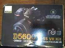  Cámara Réflex Nikon Kit D5600 18-55mm Vr Dslr Color  Negro 