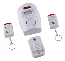 2 X Alarma Inalambrica Sensor Movimiento Sirena Casa Negocio