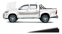 Calco Decoracion Toyota Hilux Srv  2009-2015 Juego Completo