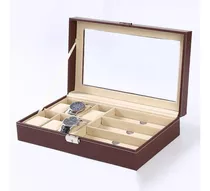 Estuche Organizador Exhibidor Relojes Gafas Caja Protectora