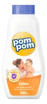 Talco Pom Pom Amido De Milho Em Frasco 200 G