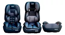 Butaca Booster Auto Bebe Mega Baby Volt Con Isofix 9-36 Kg Color Negro Booster Megababy Volt Isofix