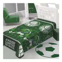 Manta Jolitex Ternille Licenciados Soft Com Design Palmeiras Campeão De 2m X 1.5m