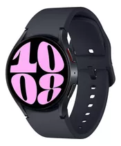 Reloj Samsung Galaxy Watch 6 40mm Bluetooth - Color De La Caja Negro Color De La Malla Negro Color Del Bisel Beige Diseño De La Malla Fluoroelastómero