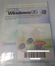 Microsoft Windows 95 Cd Y Manual Certificado De Autenticidad