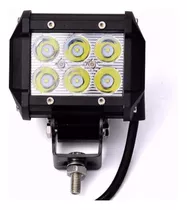 Faro Auxiliar 6 Led 18w 1620lm Blanco Auto Moto Off Road 4x4