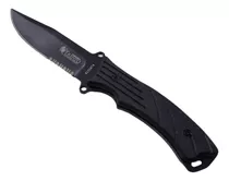 Cuchillo Tactico Trento Comando Black Zytel Con Vaina Y Caja