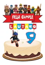 Roblox Cake Topper Adornó Para Tortas Personalizado