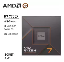 Procesador Amd Ryzen 7 7700x 7th 4.5 Ghz 8n Am5 Jwk