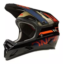 Casco Ciclismo Integral O'neal Backflip Orange/blue Color Naranja/blue Talla Xl