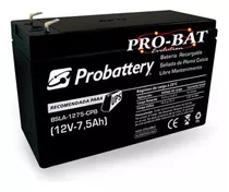 Bateria De Gel Vision Cp1275 12v 7.5 Ah Ups Alarmas Pro-bat