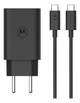 Carregador Motorola Turbo Power Mais Rápido 50w Lançamento. Cor Preto