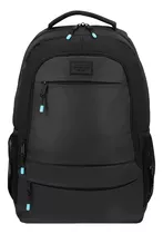 Mochila Saxoline Portalaptop Hombre 30 L Color Negro Diseño De La Tela Liso