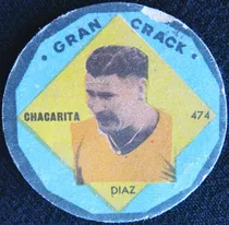 Figurita Futbol Gran Crack. Chacarita. Diaz. 35099
