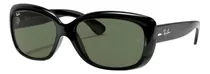 Ray-ban Jackie Ohh Rb4101 - Green - Cristal - Clásica - Gloss Black - Nailon - Gloss Black - Nailon - Standard