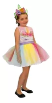 Disfraz Niñas Unicornio Tutu De Colores Nenas Con Vincha