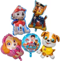 Bouquet De Globos Metalizados Paw Patrol - Patrulla Canina