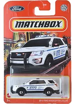 Hot Wheels Matchbox 2016 Ford Interceptor Utility