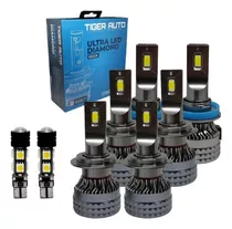 Kit 6 Lâmpadas Ultra Led Diamond 6500k Com Canbus 60w 8000lm