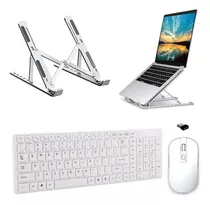 Teclado Mouse E Suporte Branco P Notebook Acer Spin
