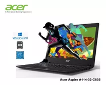 Laptop Acer Aspire Celeron N4020 Ram 4gb Emmc 64gb 14hd W10