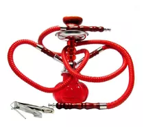 Pipa De Agua Narguile Hooka Zeus Dos Boca Colores