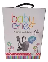 Baby One Mochila C/apoya Cabeza Gris Bomo-004