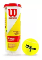 Pelotas De Tenis Wilson Championship Tubo X3 Unid.