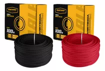 Combo: 2 Rollos Cal. 12 Negro Y Rojo Cable Thw 100m