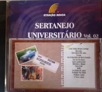 Cd Atração Maior Vol 2 Sertanejo Universi