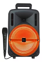 Parlante Karaoke Street3 8707 Bluetooth Usb Sd Fm Aux + Mic 