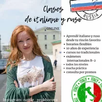 Clases De Italiano Y Ruso En Grupo Y Particulares