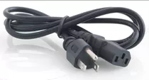 Cable De Poder Para Pc Y Cable 3 Pin Cargador De Laptop Jwk 