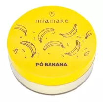 6 Pó Banana Compacto Facial Mia Make Pele Efeito Porcelana 