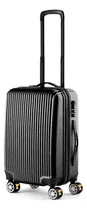 Valija Travelword Cabina 35cm De Ancho X 50cm De Alto X 23cm De Profundidad Color Negro