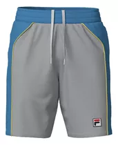 Bermuda Fila Tennis Backspin Color Block Hombre Gr Az