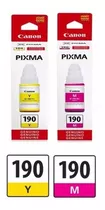 Tinta Canon Original G3100 G2100 Gl-190  Amarelo Magenta