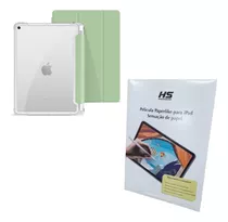 Case P iPad 8 Ger 10.2  Proteção Total + Película Paperlike