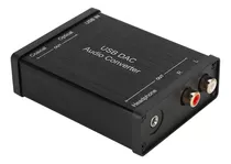 Conversor De Áudio Usb Dac, Placa De Som De Áudio Usb, Plugu