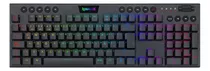 Teclado Gamer Bluetooth Redragon Horus K618 Qwerty Redragon Low Profile Linear Red Español Latinoamérica Color Negro Con Luz Rgb