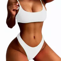 Bikini Miami Malla Mujer 2 Piezas Corpiño Armado Super Sexy