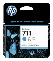 Tinta Hp  711  Cyan  T120-t520 29 Ml  