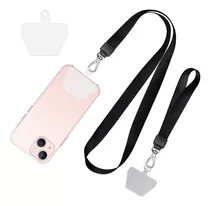 Pack De 2 Correas P/celular Cuello-una Para Mano-silverblack