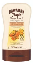 Protector Solar Hawaiian Tropic Fps 30 Sheer Touch En Loción De 120 Ml