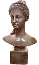 Escultura Romana Busto Grego Deusa Proserpina Exclusiva Luxo