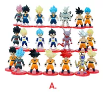 Coleccion De 21 Figuras De Dragon Ball Super Personajes  7cm