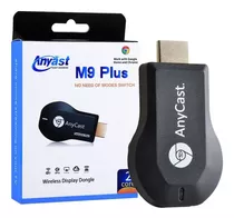 Anycast Mirascreen M9 Plus Netflix Flow Smart Tv Chromecast Wifi 2.4g  Negro