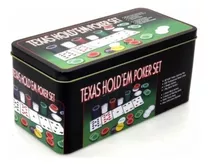 Poker Fichero 200 Fichas Set Juego Black Jack Cartas Y Paño